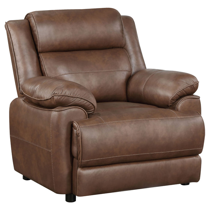 Worthington - Padded Arm Accent Chair - Dark Brown
