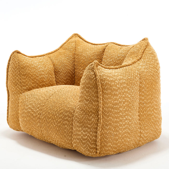 Comfortable Chenille Sofa Chairs With Highly Resilient Foam For Living Rooms And Bedrooms