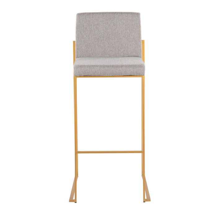 Fuji - Contemporary Design High Back Barstool