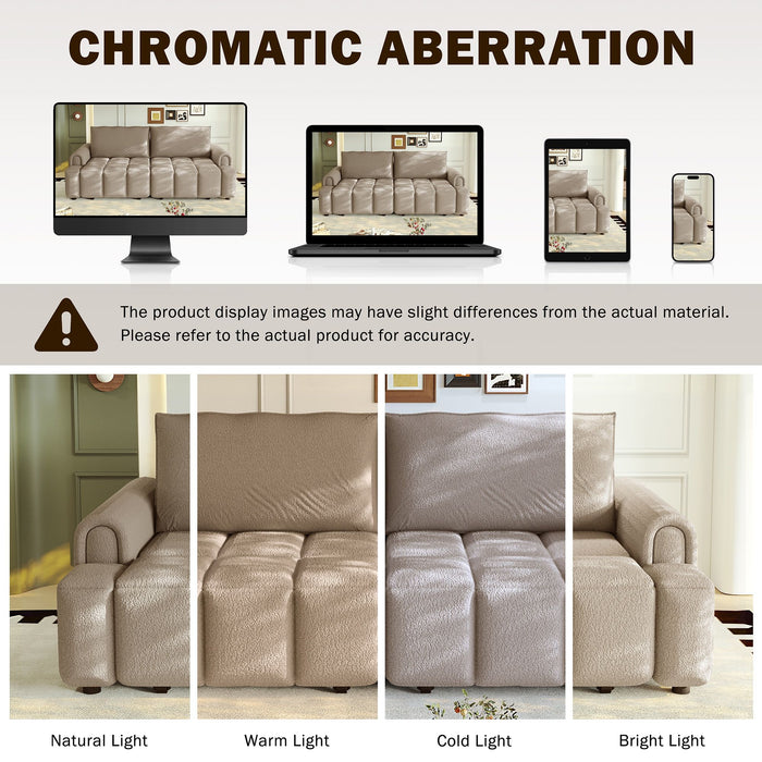 4 Seater Modern Couch With Seats Storage
