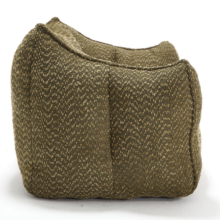 Comfortable Chenille Sofa Chairs With Highly Resilient Foam For Living Rooms And Bedrooms