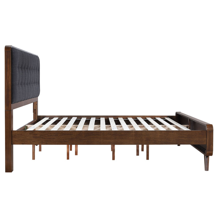 Carson Carrington - Platform Bed With Tufted Upholstery