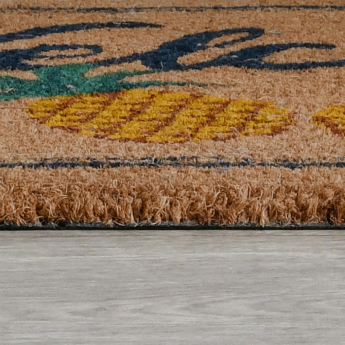 Doormats - Two Pineapples Doormat - Natural