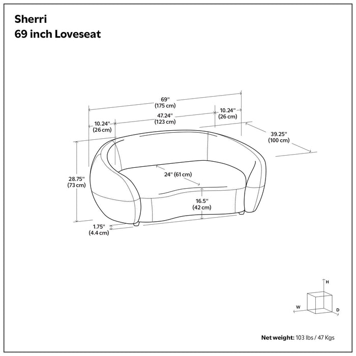 Sherri - Loveseat