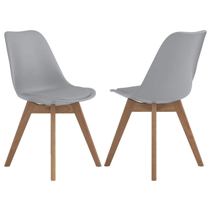 Elegant Padded Side Chair (Set Of 2)
