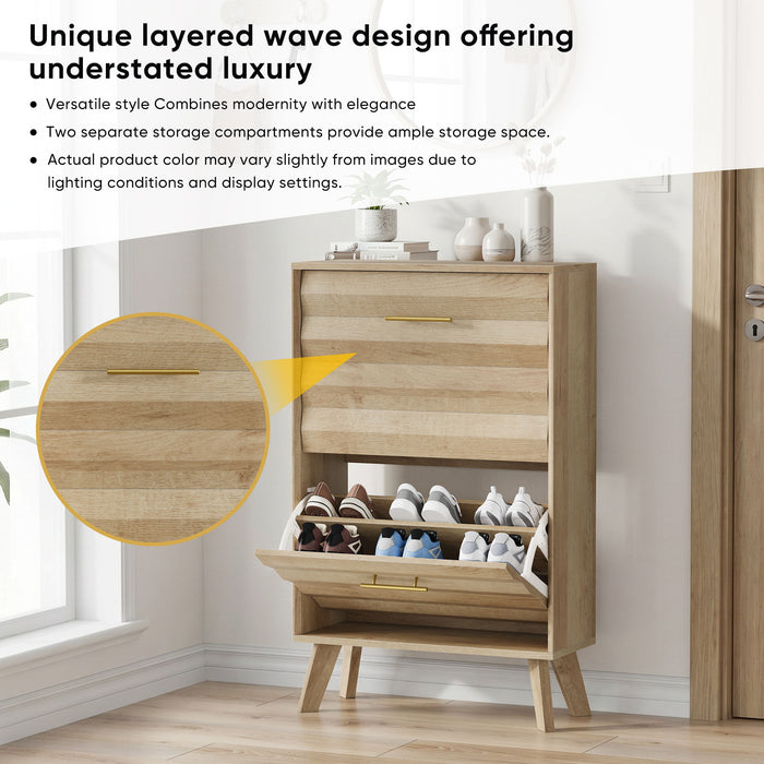 Flip Top Shoe Cabinet