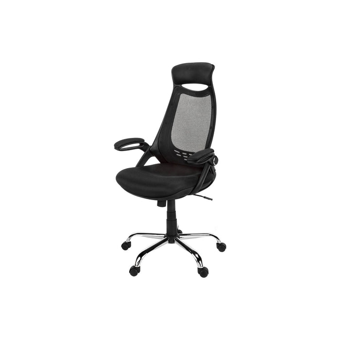 Office Chair, Adjustable Height, Swivel, Ergonomic, Armrests, Contemporary & Modern
