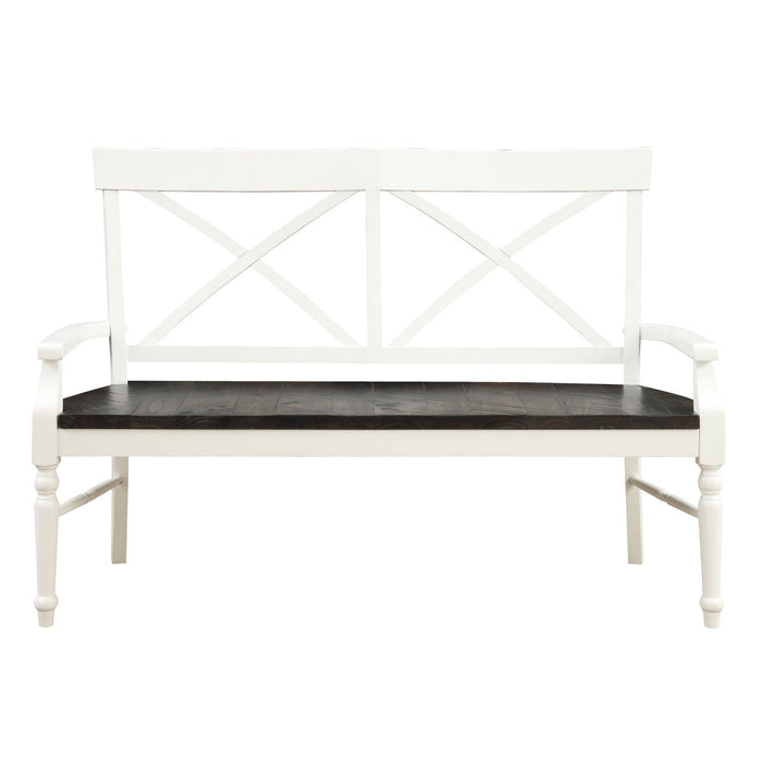 Mountina - Bench - Brown / White