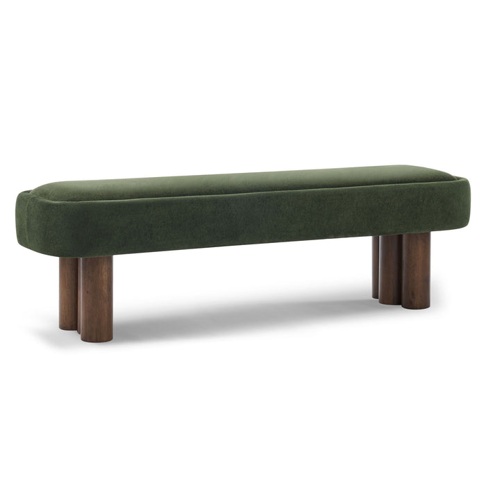 Chic Indoor Upholstered Dining Bench