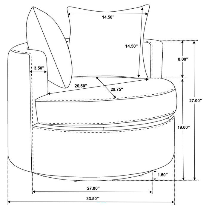 Quinn - Swivel Accent Chair