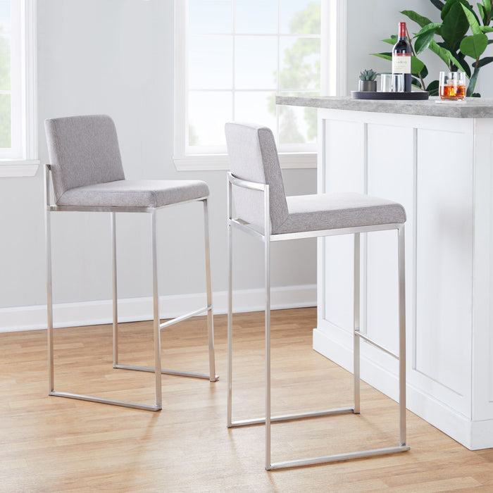 Fuji - Contemporary And Modern Elegance High Back Barstool