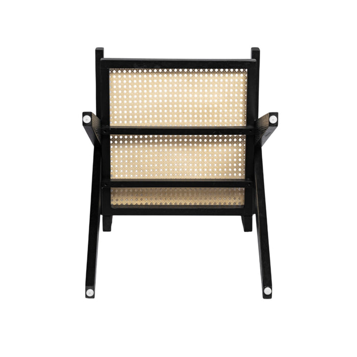 Chandigarh Arm Dining Chair With Natural Cane Design (Set of 2)