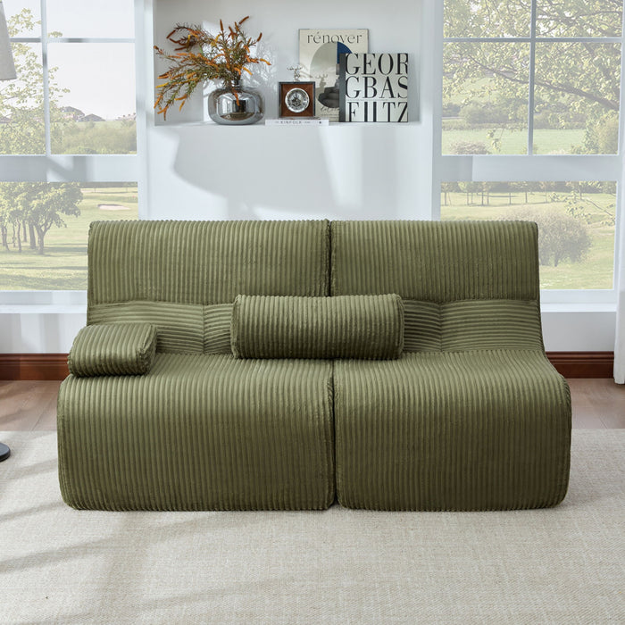 Modern Sectional Loveseat With Ergonomic Design