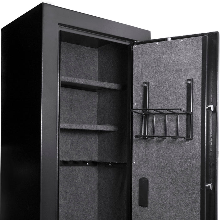 9.33 Cubic Ft Tall Biometric Rifle Safe - Black