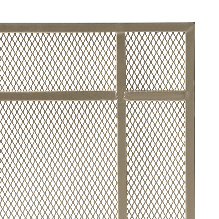 Elegant Iron Fire Screen For Fireplace Protection