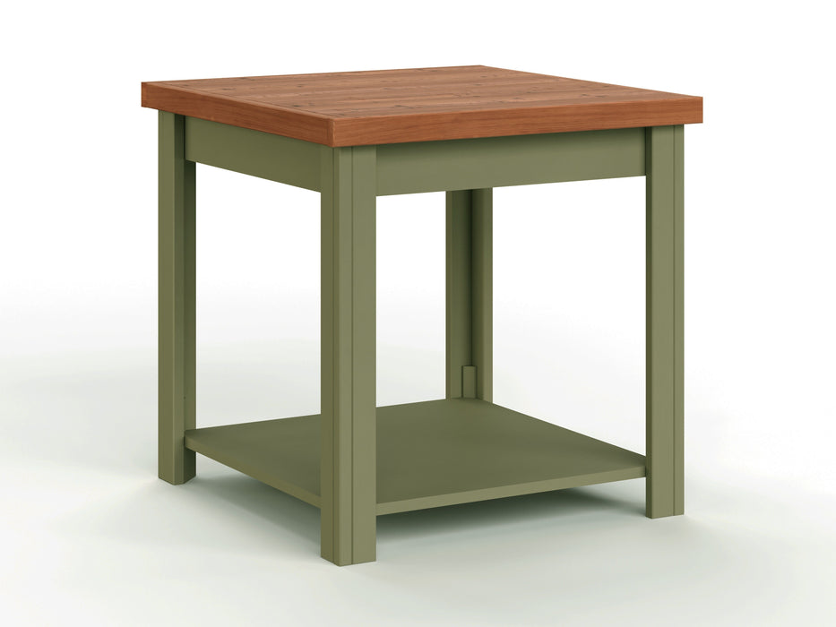 Side Table - Sage Green / Fruitwood