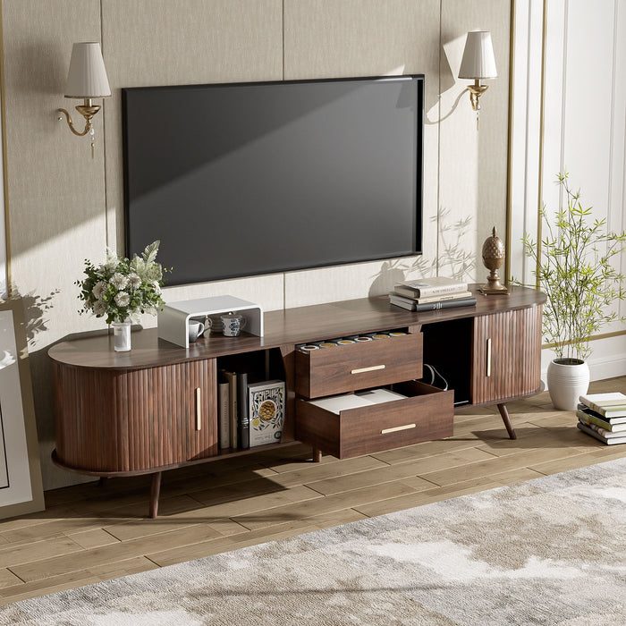 TV Stand, Entertainment Center With Storage