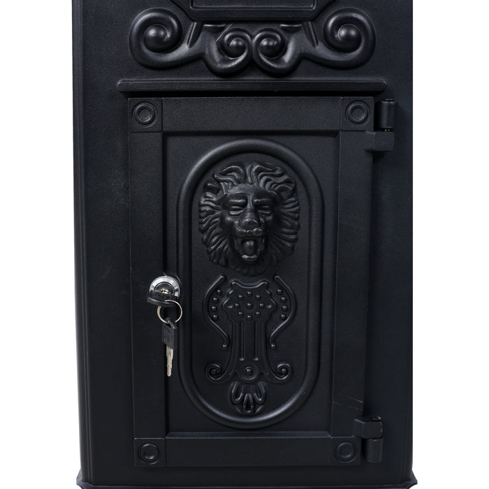 Mailboxs Residential Large-Capacity Letter Box, Rainproof Postbox Statue