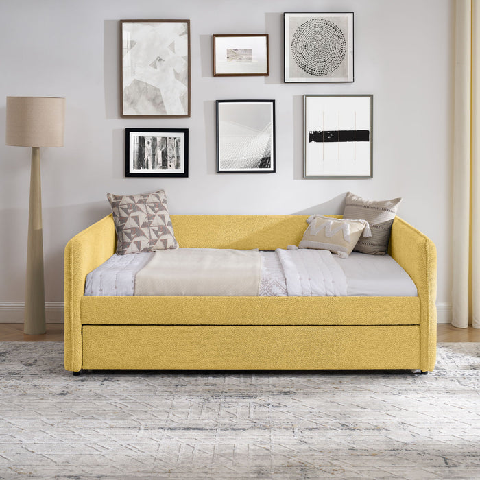 Upholstered Daybed With Pop Up Trundle