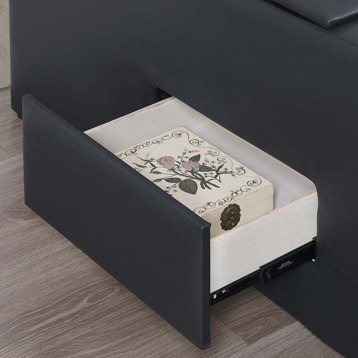 Zoya - Smart Multifunctional Bed, Built In Bluetooth Speakers, USB Charging