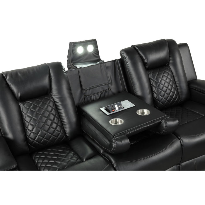 Benz - Power Reclining Sofa With LED Lighting