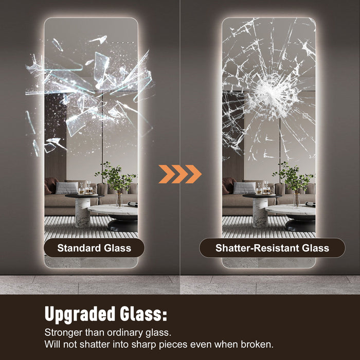 Wall Mounted LED Full Length Mirror