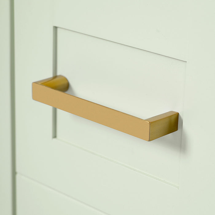 Modern Bathroom Vanity With Ceramic Sink, Soft Close Storage Cabinet