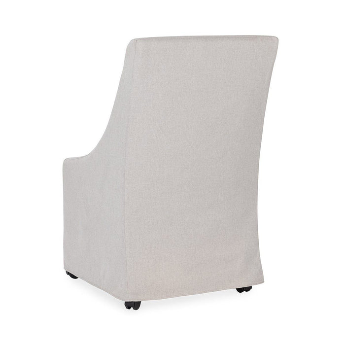 Warwick - Upholstered Rolling Dining Chair