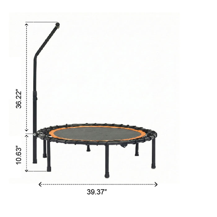 Xtp006 - Sports Trampoline Indoor / Outdoor Fitness Equipment - Black