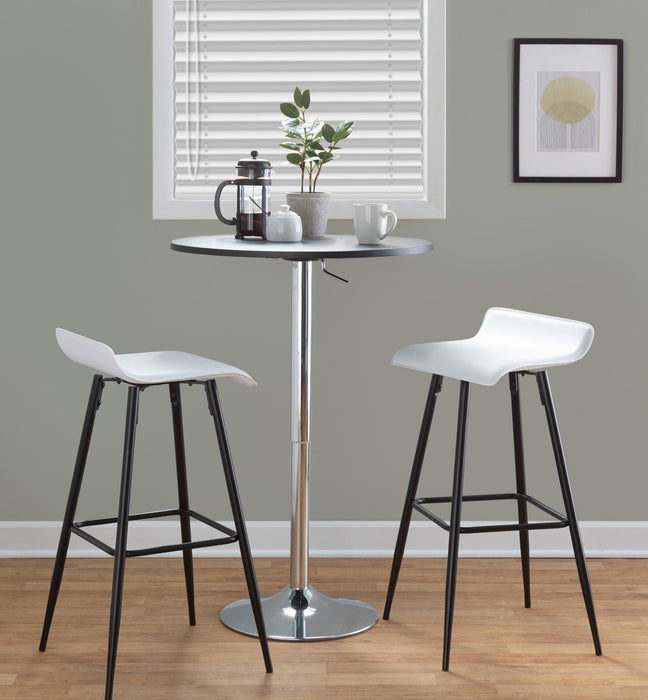 Ale - Contemporary Fixed-Height Bar Stool (Set of 2)