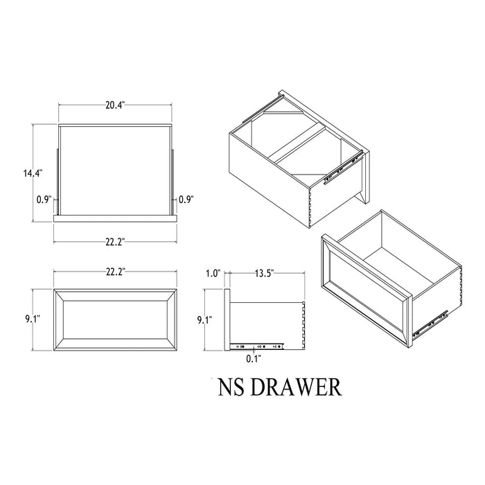 Melissa - 5 Piece Storage Bedroom Set With Padded Headboard