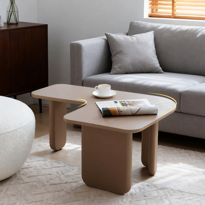 L-Shape Coffee Table For Living Room