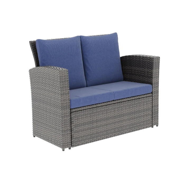 Modern Patio Set With Table And Cushions