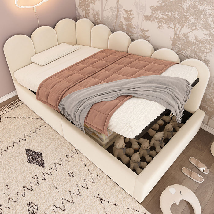 Upholstered Daybed With Hydraulic Storage