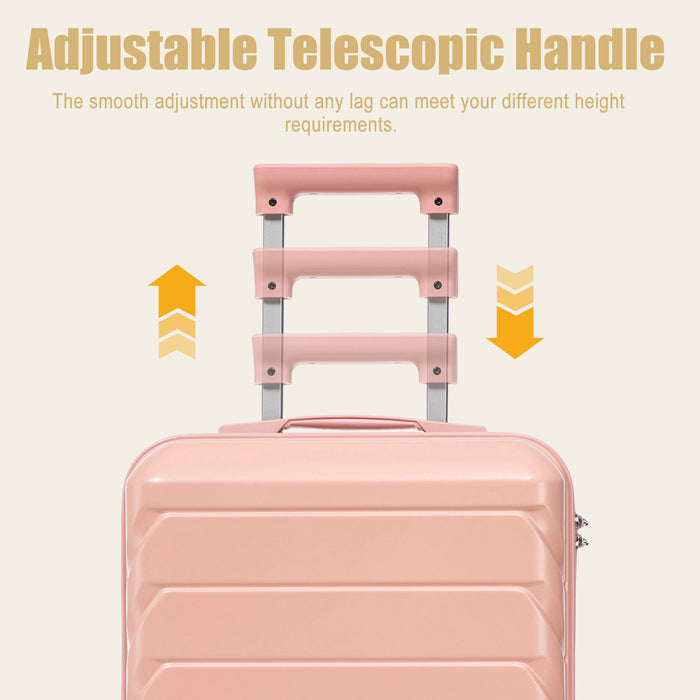 Hard Shell Travel Luggage With Scratch Resistant Surface