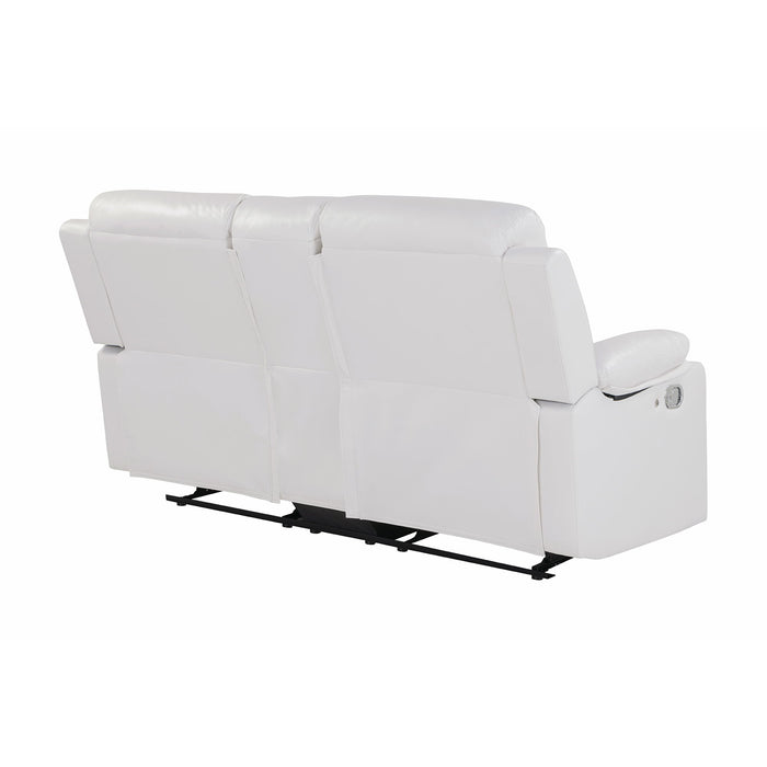 Blanche - Console Reclining Loveseat With LED Lights