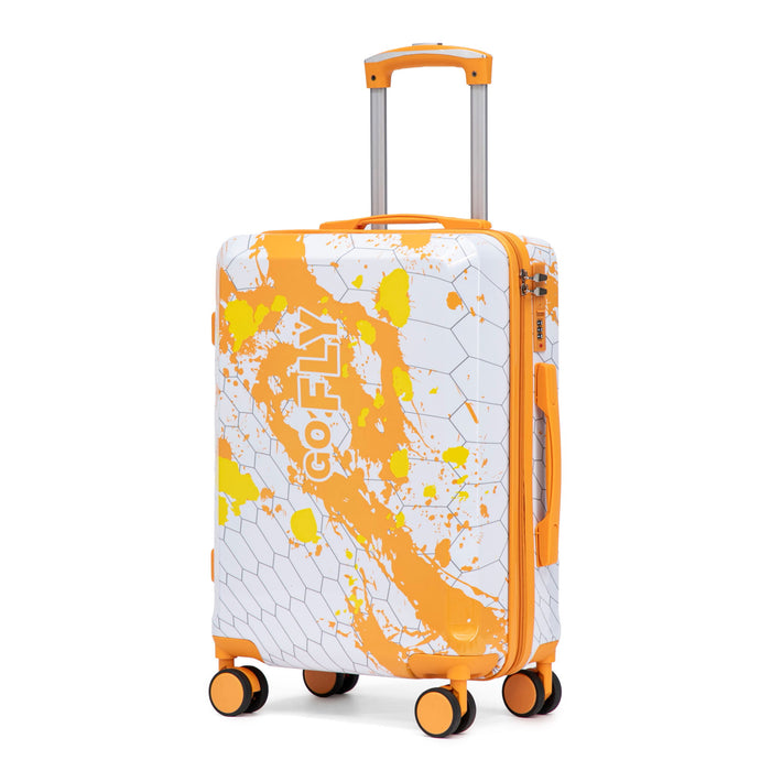 Luggage With Combination Lock, Lightweight Carry-On Suitcase