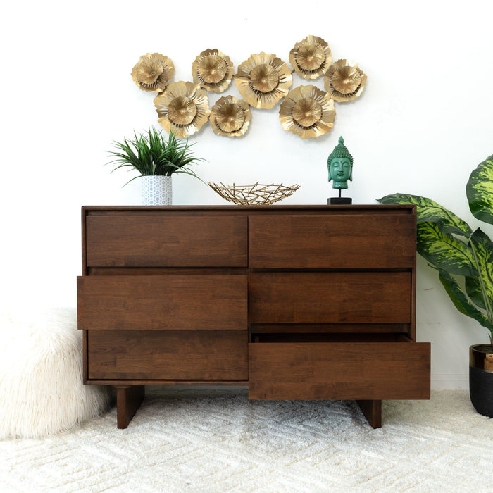 Dubrovnik - Dresser With 6 Drawers - Brown