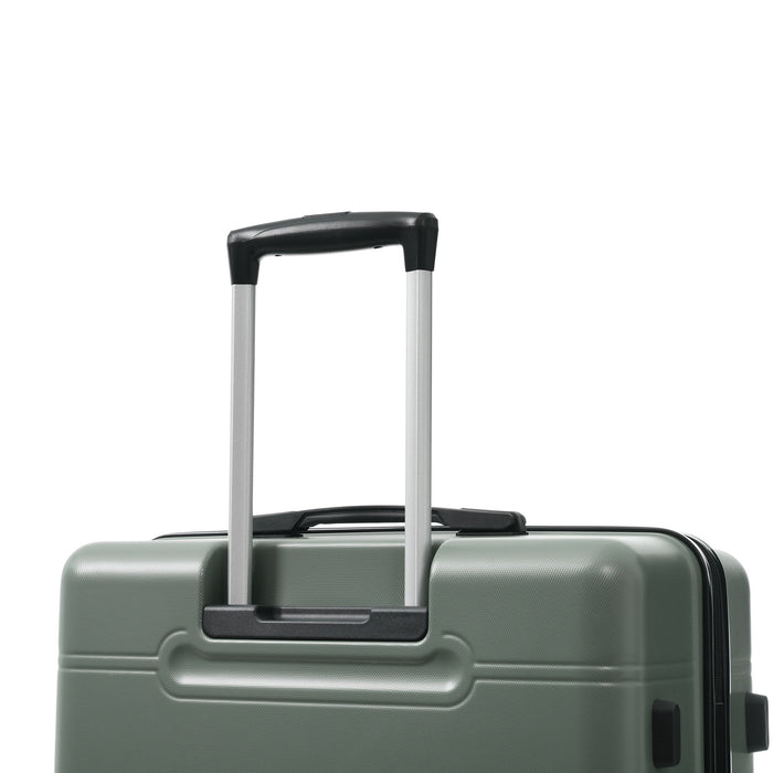6 Piece Lightweight Hardshell Luggage Set With Double Spinner Wheels, Password Lock