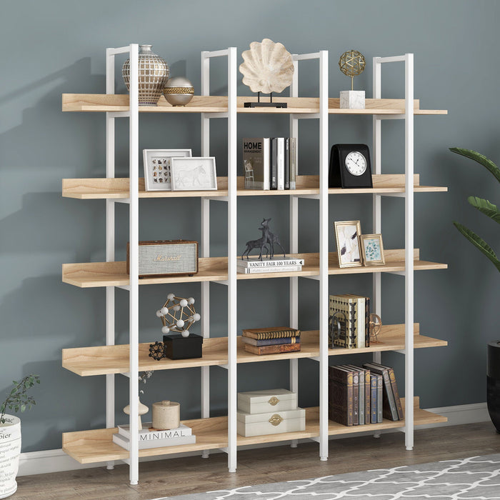 Vintage Industrial 5 Tier Bookcase