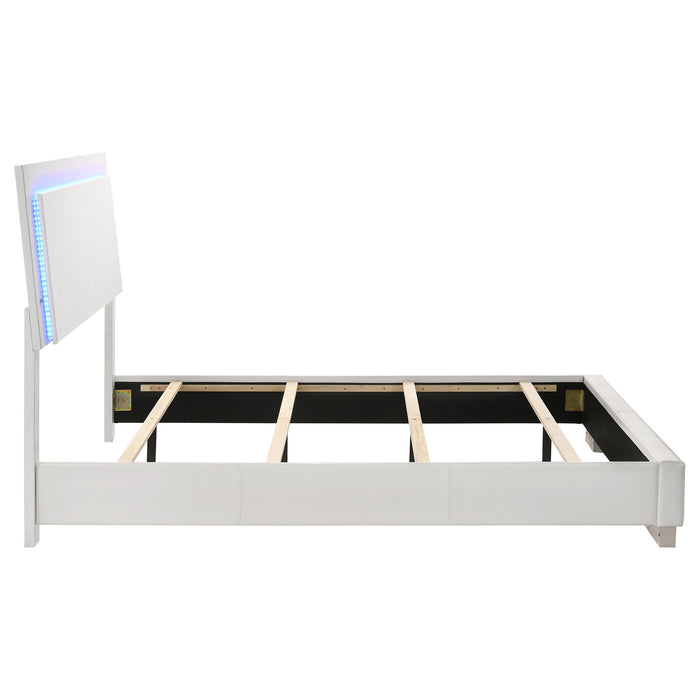Felicity - LED Panel Bed With Built In Lighting