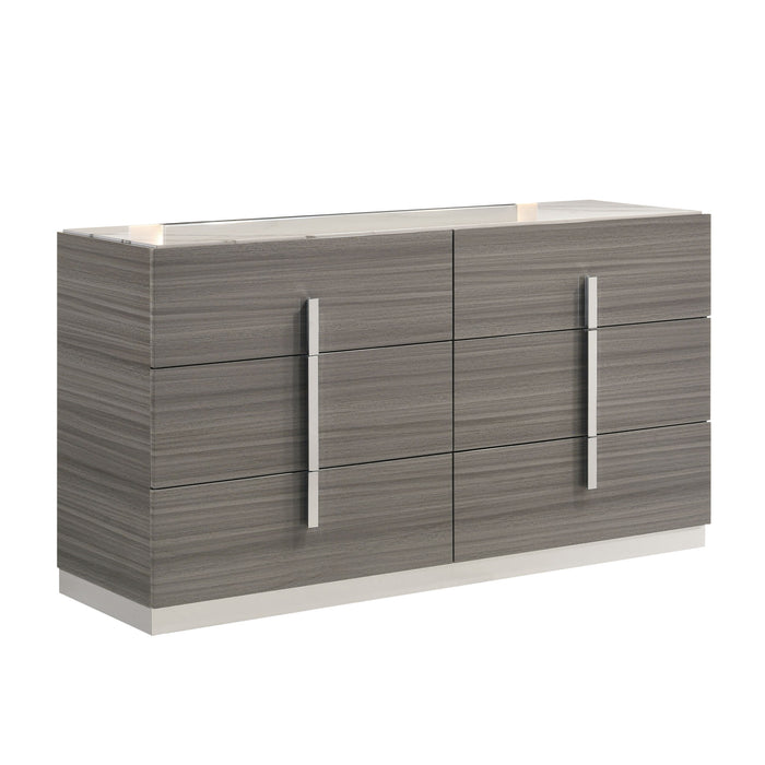Altima - 6 Drawer Dresser (Mirror Not Included) - Gray