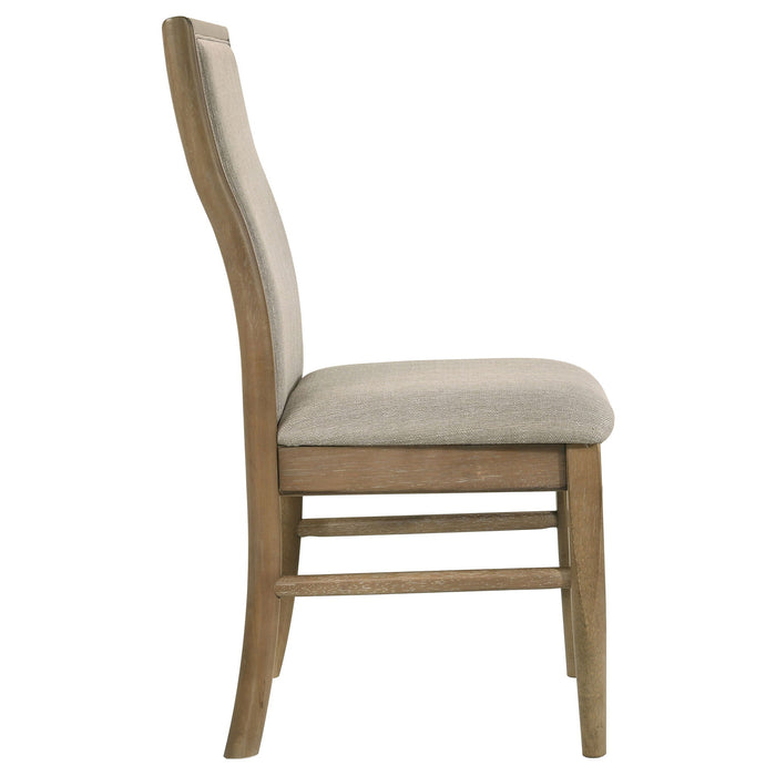 Dreydon - Upholstered Dining Side Chair (Set of 2) - Light Brown