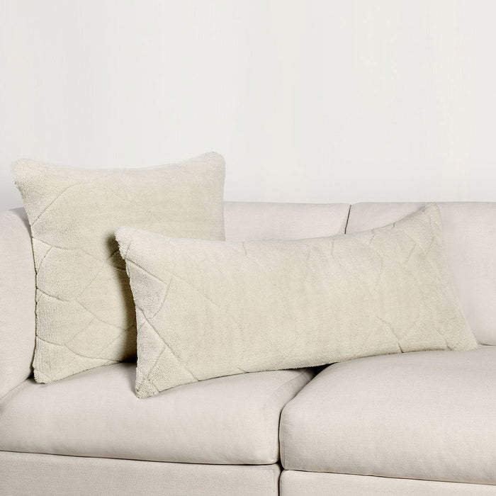 Mercer - 22" x 22" RN Pillow - Ivory