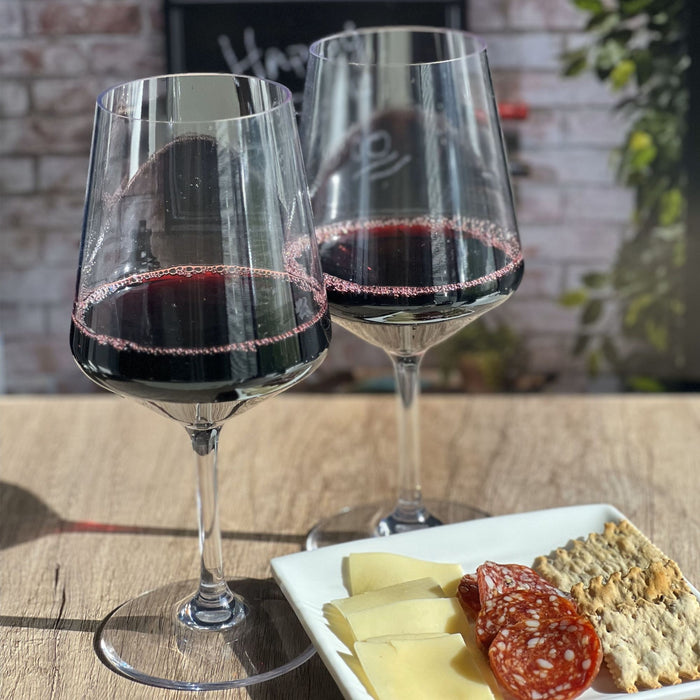 Leadingware Unbreakable Tritan Wine Glass Set, 18Oz, Bpa Free, 4 Piece - Clear