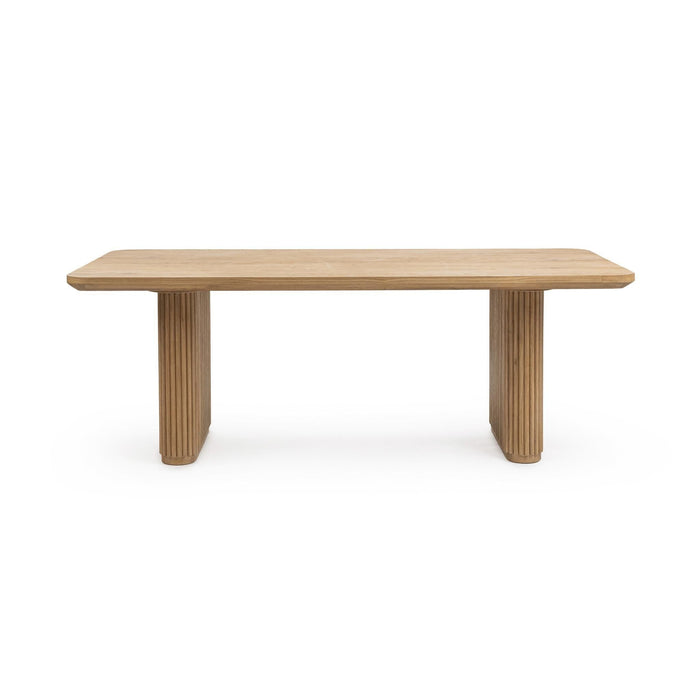 Vander - Oak Wood 84" Dining Table