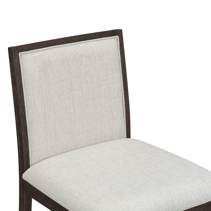 Dining Set With Rectangular Table, 4 Upholstered Chairs & 1 Padded Bench