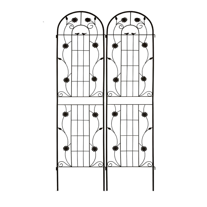 Metal Garden Trellis Rustproof Trellis For Climbing Plant Outdoor Flower Support