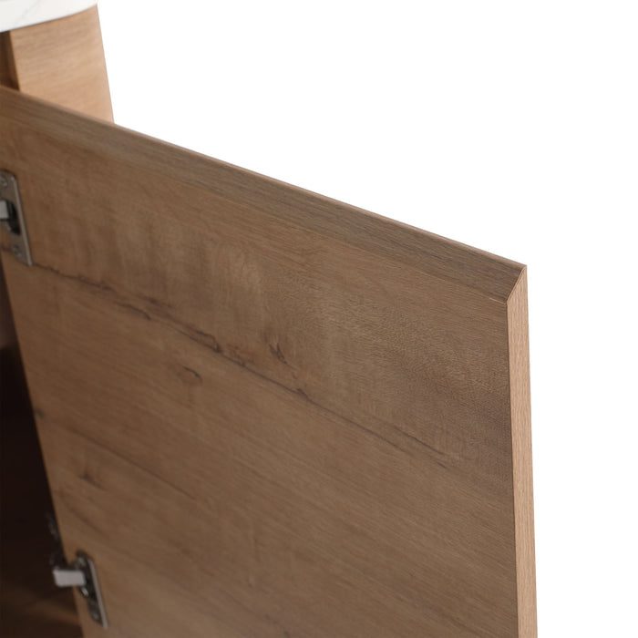 Wall Mounted Bathroom Vanity With Soft Close Door, Excluding Sink