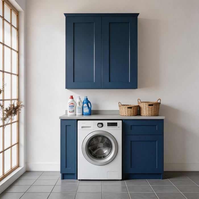 Shaker Wall Cabinet With Soft Close Hinges, Adjustable Shelves, Double Door